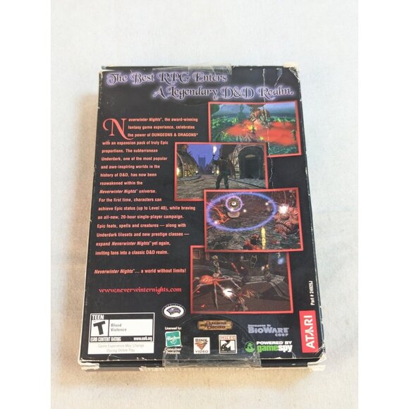 Dungeon Dragons Realms Neverwinter Nights Hordes of the Underdark Expansion Game - Picture 5 of 16